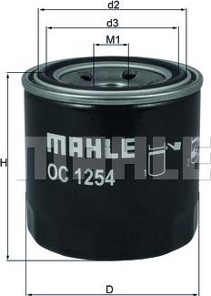 MAHLE OC 1254 - Ölfilter parts5.com