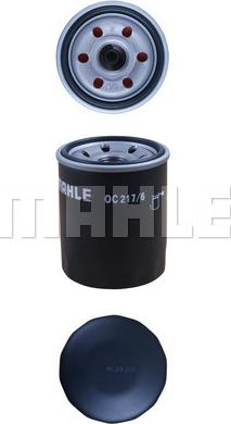 MAHLE OC 217/6 - Filtre à huile parts5.com