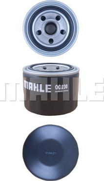 MAHLE OC 230 - Õlifilter parts5.com