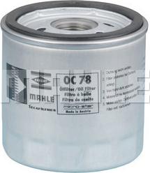 MAHLE OC 78 - Filtar za ulje parts5.com