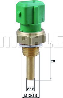 MAHLE TSE 21 - Sonde de température, liquide de refroidissement parts5.com