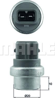 MAHLE TSE 23 - Sensor, temperatura del refrigerante parts5.com