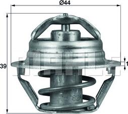 MAHLE TX 90 82 D - Termosztát, hűtőfolyadék parts5.com