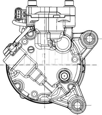 MAHLE ACP 598 000P - Compressor, air conditioning parts5.com