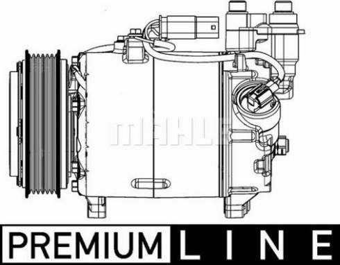 MAHLE ACP 598 000P - Compressor, air conditioning parts5.com