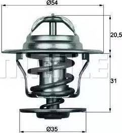 WAHLER 4256.87 - Termostato, refrigerante parts5.com