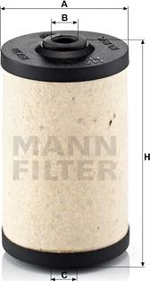 Mann-Filter BFU 700 x - Filtro combustible parts5.com