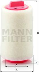 Mann-Filter C 1287 - Filtro de aire parts5.com