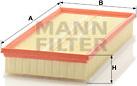 Mann-Filter C 37 153/1 - Filtru aer parts5.com