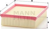 Mann-Filter C 24 123/2 - Воздушный фильтр parts5.com