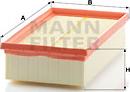 Mann-Filter C 2485/1 - Filtru aer parts5.com