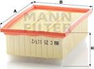 Mann-Filter C 25 117/2 - Vzduchový filter parts5.com