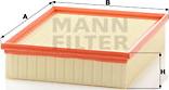 Mann-Filter C 26 168/2 - Air Filter parts5.com