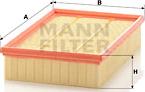 Mann-Filter C 28 100 - Filtru aer parts5.com