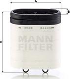 Mann-Filter CP 27 001 - Air Filter parts5.com