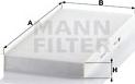 Mann-Filter CU 4054 - Φίλτρο, αέρας εσωτερικού χώρου parts5.com