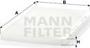 Mann-Filter CU 3455 - Filtro, aire habitáculo parts5.com