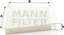 Mann-Filter CU 3461 - Filter, interior air parts5.com