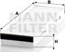 Mann-Filter CU 3023-2 - Filtro, aire habitáculo parts5.com