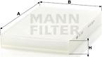 Mann-Filter CU 3192 - Φίλτρο, αέρας εσωτερικού χώρου parts5.com