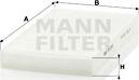 Mann-Filter CU 2956 - Filter, interior air parts5.com