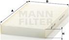 Mann-Filter CU 2951 - Filter, interior air parts5.com