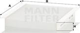 Mann-Filter CU 2454 - Filter, interior air parts5.com