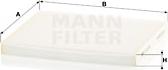 Mann-Filter CU 24 004 - Filter, interior air parts5.com