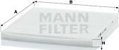 Mann-Filter CU 2435 - Фильтр воздуха в салоне parts5.com