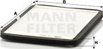 Mann-Filter CU 2424 - Filtro, aire habitáculo parts5.com