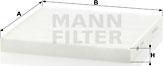 Mann-Filter CU 2544 - Szűrő, utastér levegő parts5.com