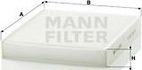 Mann-Filter CU 2559 - Suodatin, sisäilma parts5.com