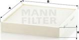 Mann-Filter CU 26 010 - Filtr, wentylacja przestrzeni pasażerskiej parts5.com