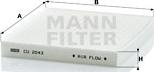 Mann-Filter CU 2043 - Filtru, aer habitaclu parts5.com