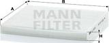 Mann-Filter CU 2035 - Szűrő, utastér levegő parts5.com