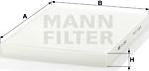 Mann-Filter CU 2882 - Filter, interior air parts5.com