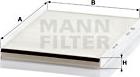 Mann-Filter CU 2839 - Filtr, wentylacja przestrzeni pasażerskiej parts5.com