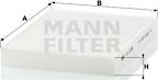 Mann-Filter CU 2335 - Filtro, aire habitáculo parts5.com