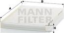 Mann-Filter CU 2218 - Szűrő, utastér levegő parts5.com