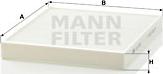 Mann-Filter CU 2757 - Filter vnútorného priestoru parts5.com