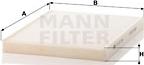 Mann-Filter CU 27 004 - Filtro, aire habitáculo parts5.com