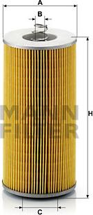 Mann-Filter H 12 110/3 - Filtro de aceite parts5.com