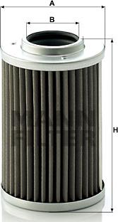 Mann-Filter H 710/1 x - Υδραυλ. φίλτρο, αυτόμ. κιβ. ταχυτ. parts5.com