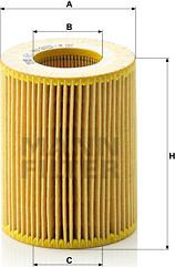 Mann-Filter HU 925/4 y - Oil Filter parts5.com