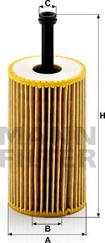 Mann-Filter HU 612 x - Filtro de aceite parts5.com