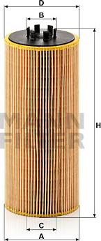 Mann-Filter HU 12 110 x - Filtro de aceite parts5.com