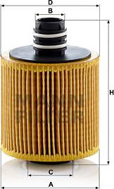 Mann-Filter HU 8006 z - Oil Filter parts5.com