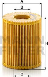 Mann-Filter HU 7009 z - Oil Filter parts5.com