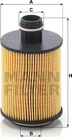 Mann-Filter HU 7004/1 x - Oil Filter parts5.com