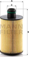 Mann-Filter HU 7018 z - Oil Filter parts5.com